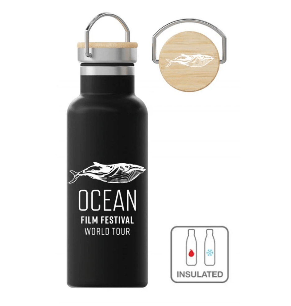 Ocean Film Festival double walled water bottle